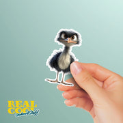 Emu Sticker: Cute Emu Vinyl Decal for Laptops, Water Bottles & Notebooks - Perfect Gift for Animal Lovers and Nature Enthusiasts