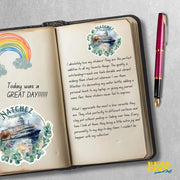 Natchez Mississippi Sticker | Mississippi River Boat Decal, Unique Travel Souvenir & Gift for River Lovers, Home Decor