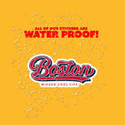 Boston Sticker | Wicked Cool Life Boston Decal | Boston Stickers