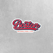 Boston Sticker | Wicked Cool Life Boston Decal | Boston Stickers