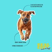 Running Rhodesian Ridgeback - Vinyl Dog Decal, Cute Rhodesian Ridgeback Art, Pet Lover Gift, Car Laptop Sticker, Dog Owner Accessory