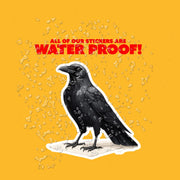 Crow Sticker | Unique Black Bird Vinyl Decal, Nature Lover Gift, Car & Laptop Accessories, Bird Art for Home Decor