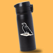 Crow Sticker | Unique Black Bird Vinyl Decal, Nature Lover Gift, Car & Laptop Accessories, Bird Art for Home Decor