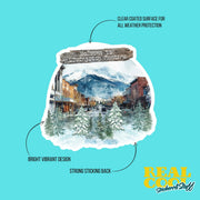 Livingston Montana Sticker | Vintage Style Die Cut Outdoor Decor & Gifts