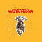 Running Weimaraner- Vinyl Dog Decal, Cute Weimaraner Decal, Pet Lover Gift, Car Laptop Sticker, Dog Owner Accessory