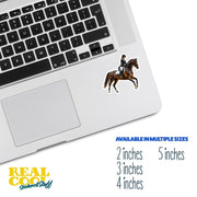 Dressage Sticker | Horse Sticker for Equestrian Enthusiasts, Horse Lovers, & Riders, Perfect for Helmets and Gear