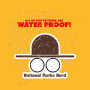 National Parks Nerd Sticker | Funny National Park Sticker | National Parks Sticker