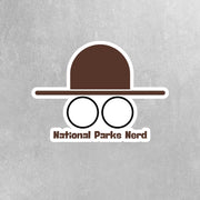 National Parks Nerd Sticker | Funny National Park Sticker | National Parks Sticker