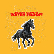 Horse Sticker | Cute Horse Decal for Car, Laptop, & Water Bottle | Vinyl Art for Horse Lovers | Gift for Equestrian Friends
