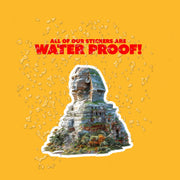 Great Sphinx of Giza Sticker | Egyptian Art Decal | Unique Sphinx Design for Laptops, Water Bottles & More