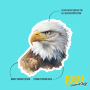 American Eagle Sticker | Nature-Inspired Decal for Laptops, Water Bottles & More | Cool USA Wildlife Art Decor