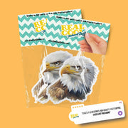 American Eagle Sticker | Nature-Inspired Decal for Laptops, Water Bottles & More | Cool USA Wildlife Art Decor