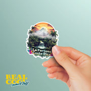 Costa Rica Sticker | La Fortuna Travel Decal, Waterproof & Durable Vinyl | Perfect Souvenir Gift for Travelers and Nature Lovers