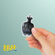 Gothic Perfume Bottle Sticker | Gothic Decor, Vintage Style, Aesthetic Stickers for Scrapbooking & Crafting