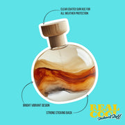 Terra Futura Perfume Bottle Sticker, Aesthetic Vinyl Decal, Unique Gift for Collectors & Home Decor