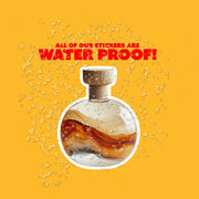 Terra Futura Perfume Bottle Sticker, Aesthetic Vinyl Decal, Unique Gift for Collectors & Home Decor