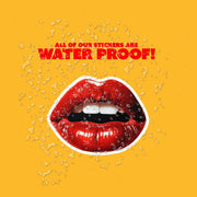 Red Lips Sticker | Sexy Lips Sticker | Cherry Red Lips Sticker