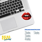 Red Lips Sticker | Sexy Lips Sticker | Cherry Red Lips Sticker