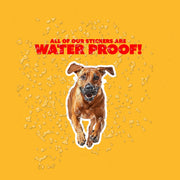 Running Rhodesian Ridgeback - Vinyl Dog Decal, Cute Rhodesian Ridgeback Art, Pet Lover Gift, Car Laptop Sticker, Dog Owner Accessory