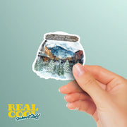 Livingston Montana Sticker | Vintage Style Die Cut Outdoor Decor & Gifts