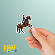 Dressage Sticker | Horse Sticker for Equestrian Enthusiasts, Horse Lovers, & Riders, Perfect for Helmets and Gear