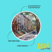 Greenwich Village Sticker | New York Decal for NYC Lovers & Travelers | Unique Travel Souvenir Wall Art