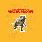 Tyrannosaurus Sticker | T-Rex Decal | Dinosaur Water Bottle Sticker