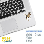 Velociraptor Sticker | Raptor Decal | Dinosaur Water Bottle Sticker
