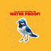 Blue Jay Sticker - Hand Drawn Vinyl Bird Decal for Laptops, Water Bottles, Planners, Scrapbooking, Nature-Inspired Gift for Wildlife Lovers