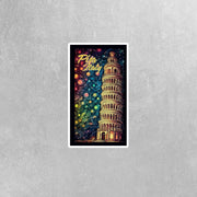 Leaning Tower Of Pisa Sticker | Pisa Sticker | Italy Sticker