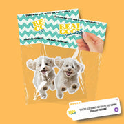 Poodle Running Sticker - Poodle Decal for Water Bottles, Car & Laptop - Cute Poodle Dog Vinyl Decal