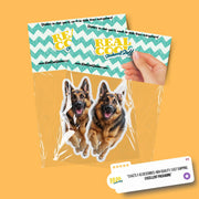 German Shepherd Running Sticker - German Shepherd Decal for Water Bottles, Car & Laptop - Cute German Shepherd Vinyl Decal