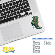 Victorian Boot Sticker | High Heel Boot Decal for Fashion Lovers & Shoe Enthusiasts, Decorative Boot Accessory