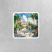 Viscaya Sticker | Viscaya Museum Vinyl Decal | Unique Gifts for Miami Lovers