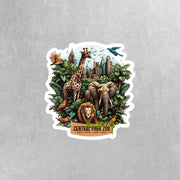 Central Park Zoo Sticker | Cute New York Wildlife Decal | Gift for Animal Lovers & Nature Enthusiasts | Explore NYC