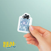 Funny Camera Sticker | Photography Quote Decal | Creative Camera Decor | Gift for Photographers & Camera Lovers