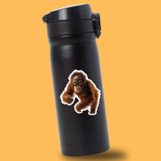 Orangatang Sticker | Running Orangatang Decal for Water Bottles, Laptop, & Car - Fun Jungle Animal Art