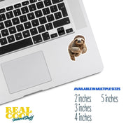 Sloth Sticker - Cute Vinyl Decal for Laptop, Water Bottle, Planner & More - Adorable Sloth Design for Animal Lovers!