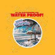 Florida Snow Sticker | Snow Storm Florida Sticker | Snow Beach Sticker