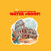Rome Sticker - Colosseum Sticker - Rome Italy Decal