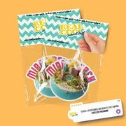 Miami Beach Sticker - Waterproof Vinyl Decal, Tropical Palm Tree Design, Perfect for Laptops, Water Bottles & Travel Mugs