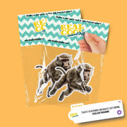 Baboon Sticker | Cute Animal Vinyl Decal for Laptops, Water Bottles & Journals | Hand-Drawn Art Decor