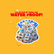 Santorini Greece Sticker | Greece Decal | Santorini Decal