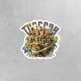 Tuscany Italy Sticker | Tuscany Decal for Laptops, Water Bottles & Cars – Beautiful Souvenir from Florence