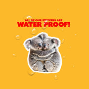 Hugging Koala Bears Sticker | Cute Koala Bears Decal for Laptop, Water Bottle, & Planner - Adorable Koala Bear Gift for Any Occasion