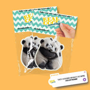 Hugging Panda Bears Sticker | Cute Panda Bears Decal for Laptop, Water Bottle, & Planner - Adorable Panda Bear Gift for Any Occasion
