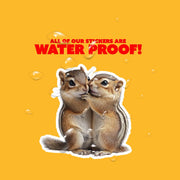 Hugging Chipmunks Sticker | Cute Chipmunks Decal for Laptop, Water Bottle, & Planner - Adorable Chipmunks Gift for Any Occasion
