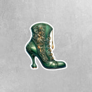 Victorian Boot Sticker | High Heel Boot Decal for Fashion Lovers & Shoe Enthusiasts, Decorative Boot Accessory