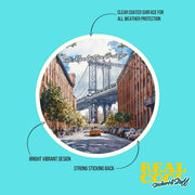 Manhattan Bridge Sticker | Brooklyn Sticker | Down Under The Manhattan Bridge Decal