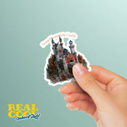 Neuschwanstein Castle Sticker | Germany Decal Art for Travelers, Vintage Wall Décor, Travel Souvenir, Unique Gift